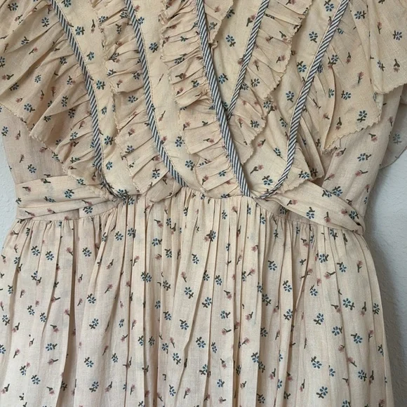 Christy Dawn 🌼 Kori Cotton Dress in Daffodil Cream Floral Maxi Midi Dress (S) - Picture 5 of 7